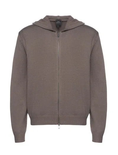 Armani Exchange Sweaters In Brown