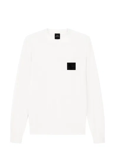 Armani Exchange Sweaters Beige In White