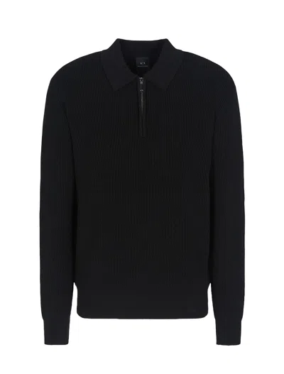 ARMANI EXCHANGE ARMANI EXCHANGE SWEATERS BLACK