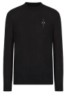 Armani Exchange Sweaters Black In Nero Neri E Grigi