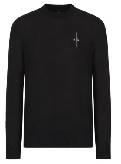 Armani Exchange Sweaters Black In Nero Neri E Grigi