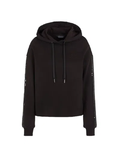 Armani Exchange Sweaters Black In Nero Neri E Grigi