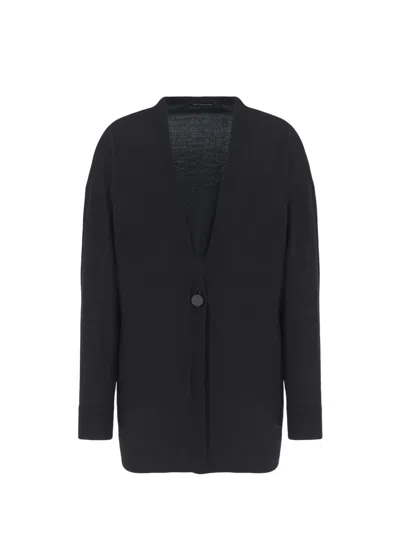 Armani Exchange Sweaters Black In Nero Neri E Grigi