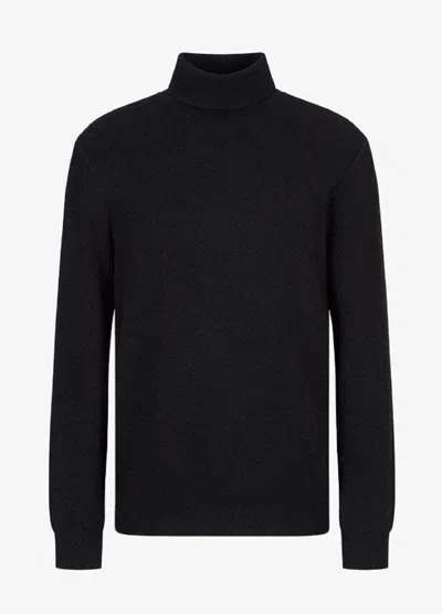 Armani Exchange Sweaters Black In Nero Neri E Grigi