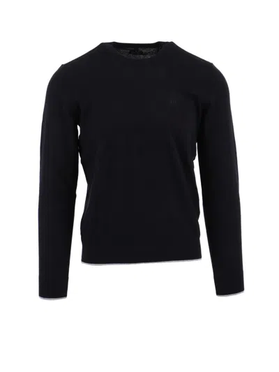 Armani Exchange Sweaters Black In Nero Neri E Grigi