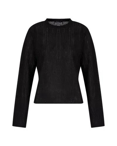 Armani Exchange Sweaters Black In Nero Scuri