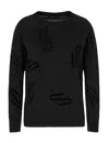 Armani Exchange Logo-embellished Sweater In Black