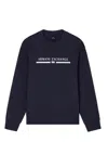 Armani Exchange Sweatshirts Without Hood In Blue