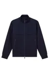Armani Exchange Zipper Sweatshirt In Blue