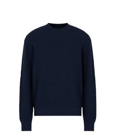 Armani Exchange Sweaters Blue In Brown