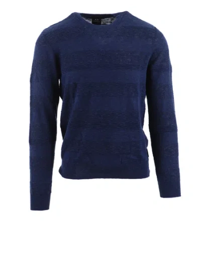 Armani Exchange Sweaters Blue In Blu Blu E Verdi