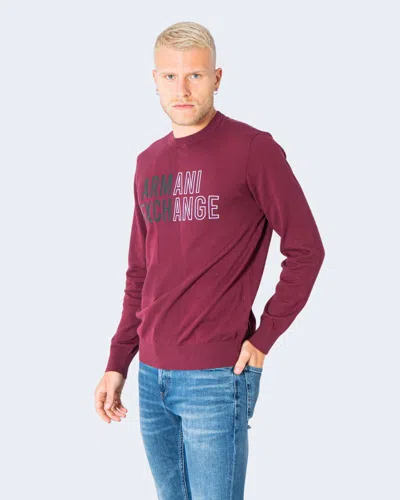 Armani Exchange Sweaters Bordeaux In Bordeaux Marroni