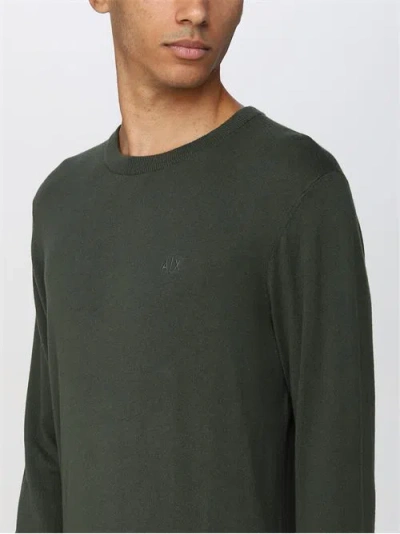 Armani Exchange Sweaters Green In Verde Blu E Verdi