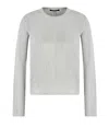 Armani Exchange Sweaters Grey In Grigio Metallici E Grigi