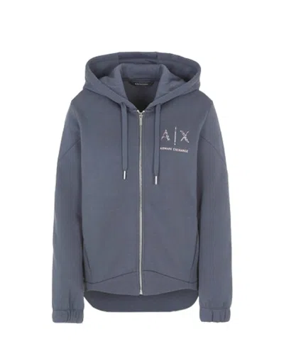 Armani Exchange Sweaters Grey In Grigio Metallici E Grigi