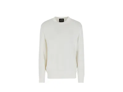 Armani Exchange Sweaters In White