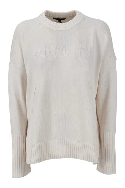 Armani Exchange Sweaters In Neutral