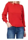 Armani Exchange Sweaters Red In Rosso Vivaci