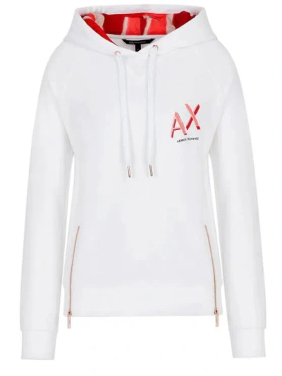 Armani Exchange Sweaters White In Bianco Chiari E Naturali