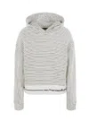 Armani Exchange Sweaters White In Bianco Chiari E Naturali