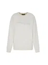 Armani Exchange Sweaters White In Bianco Chiari E Naturali