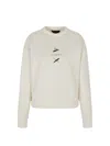 Armani Exchange Sweaters White In Bianco Neutri