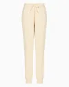 Armani Exchange Stretch-cotton Track Pants In Beige