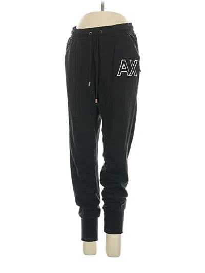 Pre-owned Armani Exchange Sweatpants In Black