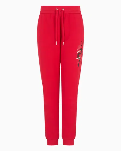 Armani Exchange Sweatpants In Red