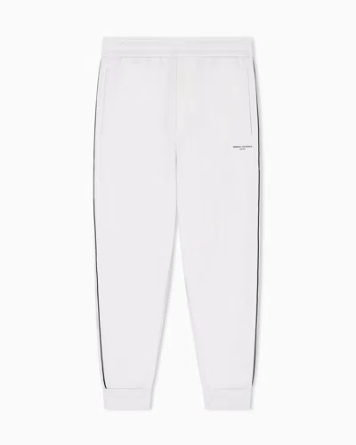 Armani Exchange Sweatpants In White