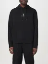 Armani Exchange Central Logo Hoodie In Black In Black