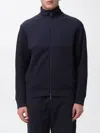Armani Exchange Zip-up Sweatshirts In Blue