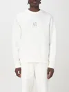 Armani Exchange Sweatshirt Mit Logo-stickerei In White