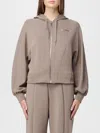 Armani Exchange Sweatshirt  Woman Color Beige In Gray
