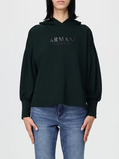 Armani Exchange Sweatshirt  Woman Color Green