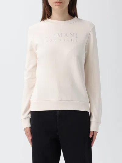 Armani Exchange Sweatshirt  Woman Color Yellow Cream In White