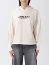 Armani Exchange Sweatshirt  Woman Color Yellow Cream In Neutral