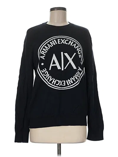 Pre-owned Armani Exchange Sweatshirt In Black