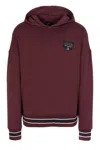 Armani Exchange Sweatshirt Burgundy In Burgundy