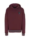 Armani Exchange Sweatshirt In Burgundy