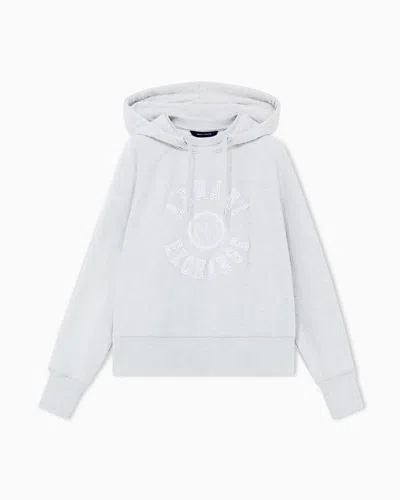 Armani Exchange Sweatshirt In Cotton French Terry In Grey