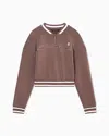 Armani Exchange Sweatshirt In Technical Fabric In Multi