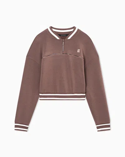 Armani Exchange Sweatshirt In Technical Fabric In Multi