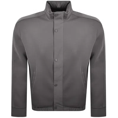 Armani Exchange Sweatshirt Jacket Grey In Gray