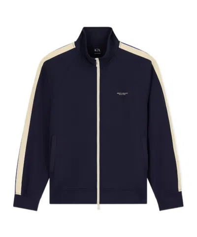 Armani Exchange Sweatshirt Stretch Modal With Cotton Lining In Multi