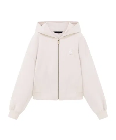 Armani Exchange Sweatshirt Stretch Viscose Scuba In White