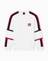 Armani Exchange Sweatshirt With Contrasting Bands In White
