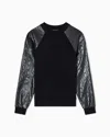 Armani Exchange Sweatshirts Without Hood In Black