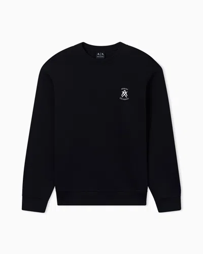 Armani Exchange Sweatshirts Without Hood In Black