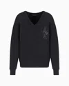 Armani Exchange Sweatshirts Without Hood In Black
